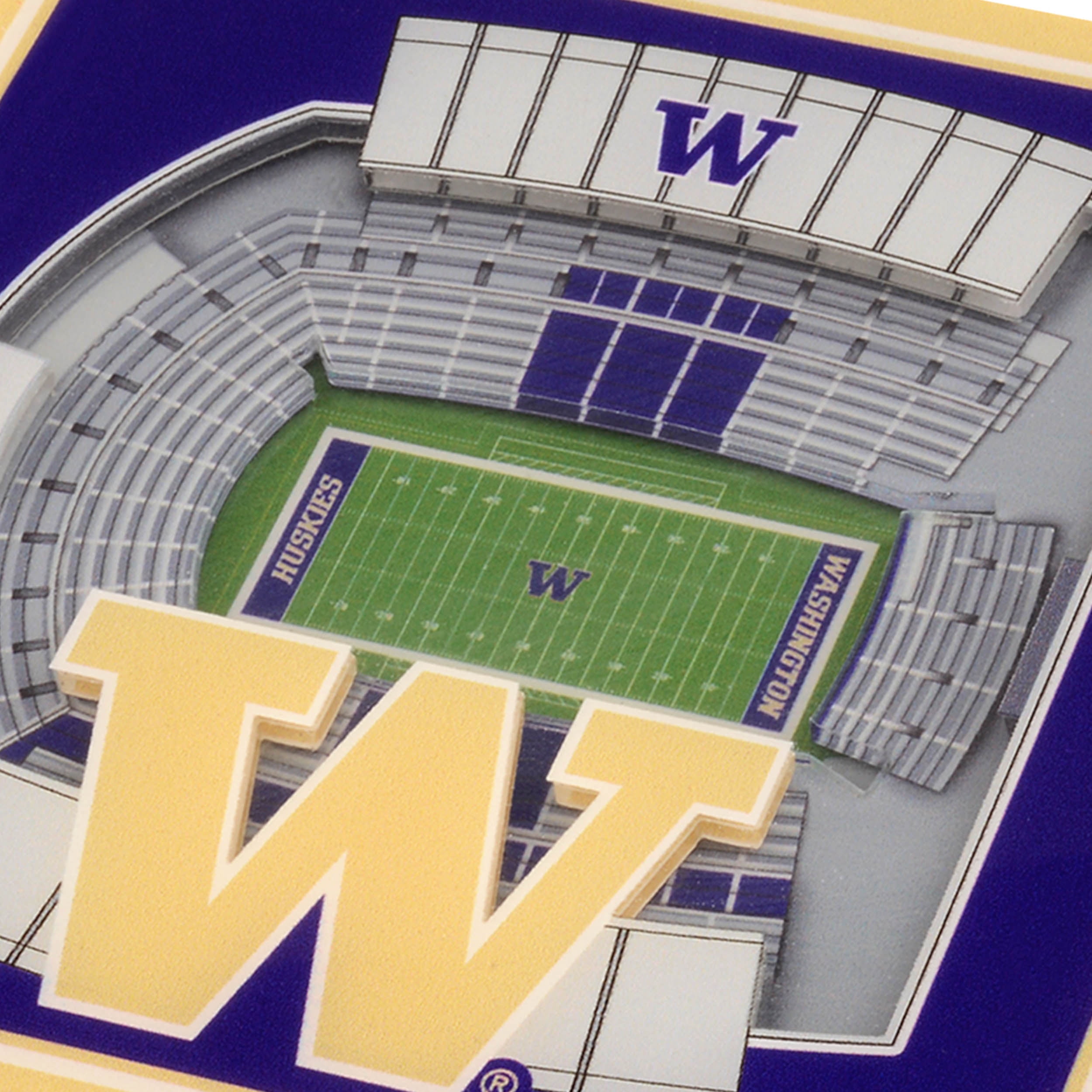 YouTheFan NCAA Washington Huskies Stadiumview Cribbage