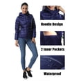 thumbnail image 6 of Forloe Women's Lightweight Packable Down Jacket Plus Size Quilted Puffer Coat with Hood, 6 of 6