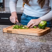 John Boos Prestige Reversible Wood Cutting Board, 22 x 16 x 1 1/4, Maple