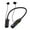 Black, variant on Hwkond Bluetooth Earbuds Hanging Neck Bluetooth Earphones With Live RGB Dazzling Lights, LED Digital Display, Ultra Long Standby Sports Earphones 25% Off Promotion