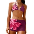 thumbnail image 3 of Bxsruta Women's Two Piece Swimsuit Set Printed Tummy Control Swimsuits with Padded Bra Supportive Bathing Suits, 3 of 8