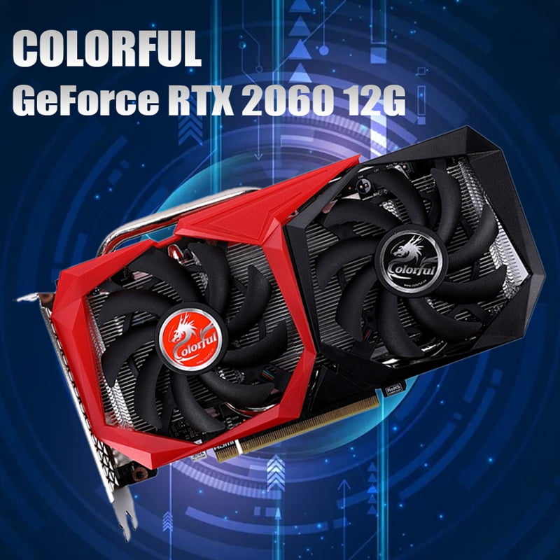 COLORFUL GeForce RTX 2060 12G Graphics Card 12GB GDDR6 192Bit 12Nm COLORFUL GeForce RTX 2060 12G Graphics Card 12GB GDDR6 192Bit 12Nm