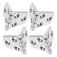 thumbnail image 2 of Miangastore Marine Industry Workers Hinge Silver 4Pack 2.99X1.49X0.35In, 2 of 8