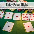 thumbnail image 6 of Soozier 72" 8 Player Octagon Poker Table Set, Easy Folding for Storage, 6 of 9