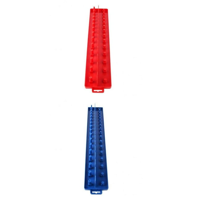 Caja de herramientas de polipropileno PP Sunnimix Organizador de Socket 1/2 3/8 2 piezas