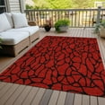 thumbnail image 6 of Addison Rugs Chantille Indoor/Outdoor Transitional Geometric Red Washable Rectangle Rug, 9' x 12', 6 of 6