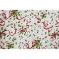 thumbnail image 3 of Saro Lifestyle Holiday Tablecloth With Holly and Ribbon Design 60 x 160 Rectangle, 3 of 5