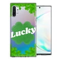 thumbnail image 1 of MUNDAZE for Samsung Galaxy Note 10 Lucky St Patrick's Day Shamrock Green Clovers Double Layer Phone Case Cover, 1 of 3
