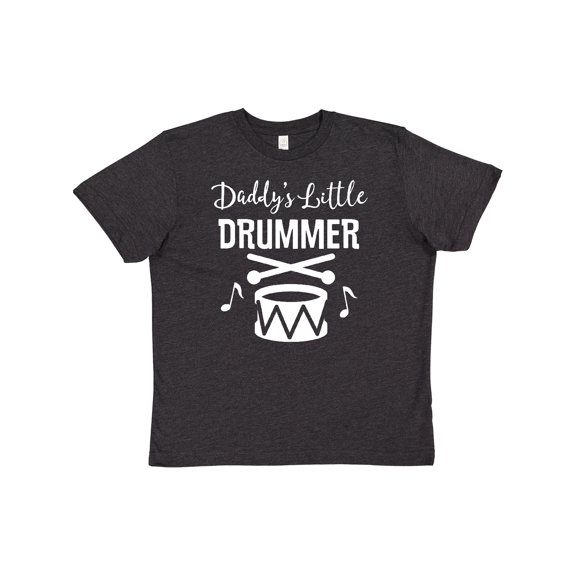 Inktastic Daddys Little Drummer Childs Music Gift Youth T-Shirt