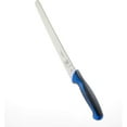 thumbnail image 3 of Mercer Culinary Millennia 10" Steel Wavy Edge Bread Knife, Blue Handle, 3 of 7