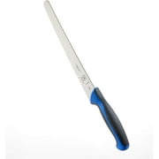 Mercer Culinary Millennia 10 Steel Wavy Edge Bread Knife, Blue Handle