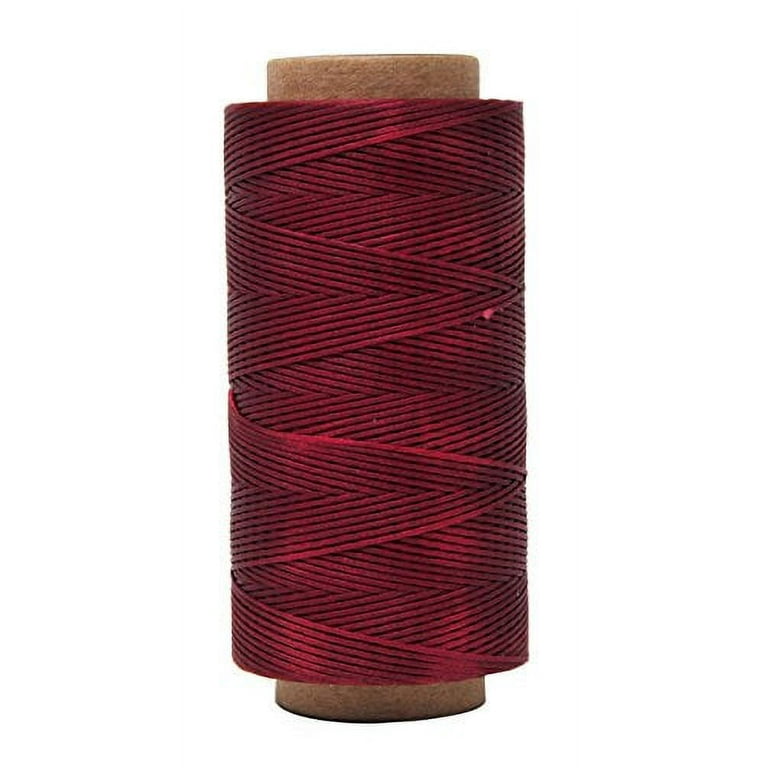 Flat Waxed Thread for Leather Sewing - Leather Thread Wax String