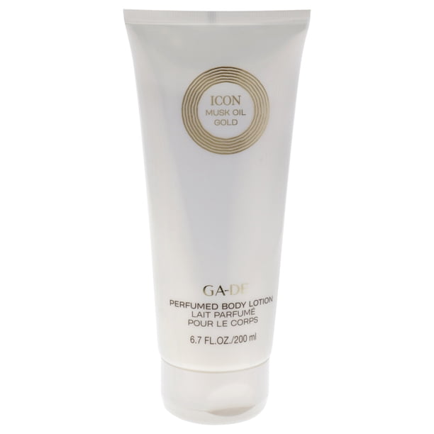 Loción corporal perfumada Icon Musk Oil Gold de GA-DE para mujeres - Loción corporal de 6.7 oz