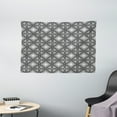 thumbnail image 1 of Contemporary Tapestry, Monochrome and Geometric Mosaic Composition with Squares Diamond Shapes, Wall Hanging for Bedroom Living Room Dorm Decor, 60W X 40L Inches, Black and White, by Ambesonne, 1 of 2