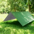 thumbnail image 3 of IC ICLOVER Camping Hammock with Mosquito Net and Rainfly Cover Tarp Fall, Portable Double Nylon Parachute Hammock Tent Rainfly Set for Backpacking Hiking Travel Yard Beach Outdoor Activities Green, 3 of 9