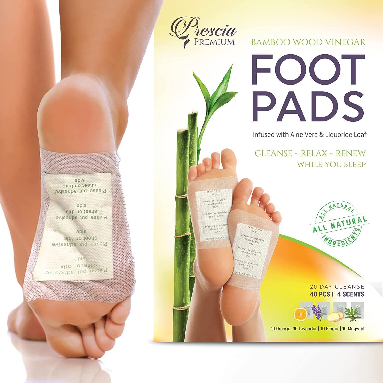 Cleansing30 Piece PatchAids in Rel Prescia Foot PadsRemove Impurities 