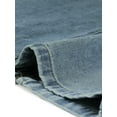 thumbnail image 5 of DARING DIVA Women Denim Zipper Front Split Long Jean Skirt with Pockets L Blue, 5 of 6