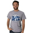 thumbnail image 4 of PA Keystone Map Shape Cool Smurfs Men's Graphic T Shirt Tees Brisco Brands S, 4 of 4