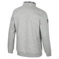 thumbnail image 3 of Men's Colosseum Heather Gray Nebraska Huskers OORAH OHT Military Appreciation Fleece Quarter-Zip Jacket, 3 of 3