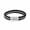 Black/White, variant on Leather Braided Bracelets Cuff Bangle for Boys Men Cremation Jewelry for Ashes Memorial Funeral Urn Bracelet for Ashes Holder
