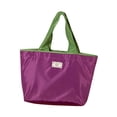 thumbnail image 4 of Bolsas de hombro de compras plegables Salvador Bolsa de comestibles reutilizable Violeta Grande, 4 of 10