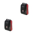 thumbnail image 1 of Soidarity Bolsa organizadora de zapatos de Golf dominante, bolsas portátiles de bolsillo de gran capacidad, deportes, senderismo, accesorios para negro rojo 2piezas Soidarity CBP193816, 1 of 6