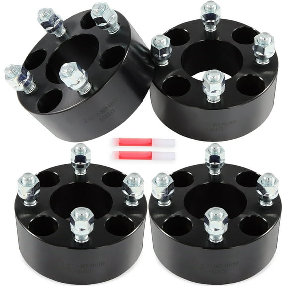 ECCPP 4x4 to 4x4 Wheel Spacers 2 inch 4 lug Fit for ClubCar Precedent 2014-2021 for EZ-Go Valor 2019-2022 with Studs 1/2 Centric Bore 62mm-4PCS