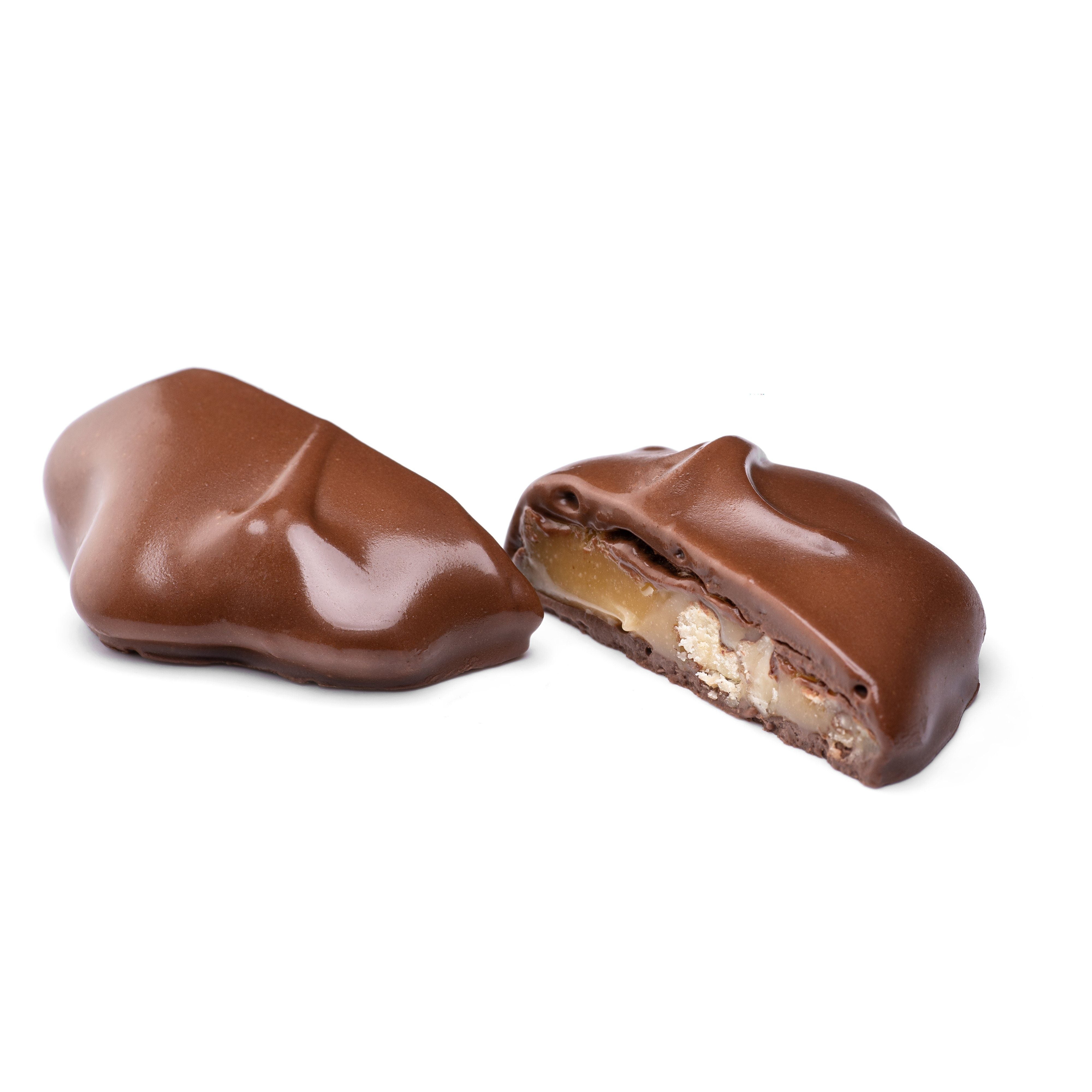 Jackie's Chocolate Sugar Free Milk Chocolate Pecan Caramel, 1/2 lb