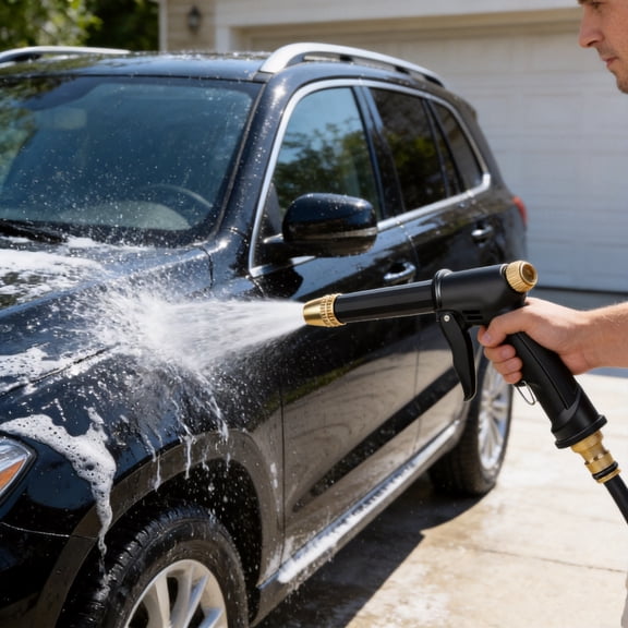 2026 New Garden Hose Pressure Washer Wand, Jet Nozzle High Pressure Power Washer, Universal Nozzle for Car Washing Patio Yard Lawn Garden Outdoor Cleaning