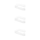 thumbnail image 5 of Soporte de papel para baño Naiovety montado en la pared estante autoadhesivo colgador sin perforaciones negro, 5 of 6