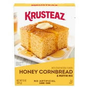 Krusteaz Honey Cornbread and Muffin Mix, Made with Real Honey, 15 oz Box