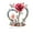 C, variant on KDFWDM 2D Acrylic Heart Rose Ornament for Mother's Day - Elegant Floral Keepsake with Engraved Details, Gift for Mom Grandma Wife, Tabletop or Wall Decoration for Home Office