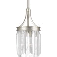 thumbnail image 1 of Progress Lighting P5320-134 Glimmer One-Light Mini-Pendant, Silver Ridge, 1 of 6