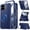 Blue, variant on Vizvera Magnetic for Google Pixel 10 Pro Fold Case with Stand, Fit for Magsafe, Hinge Protection, Screen Protector, Built-in Hidden Kickstand, Slim Shockproof Phone Case-Purple