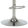 thumbnail image 4 of Swivel Bar Stool Adjustable-Height Barstools Modern Gray Bar Chair，Set of 2, 4 of 8