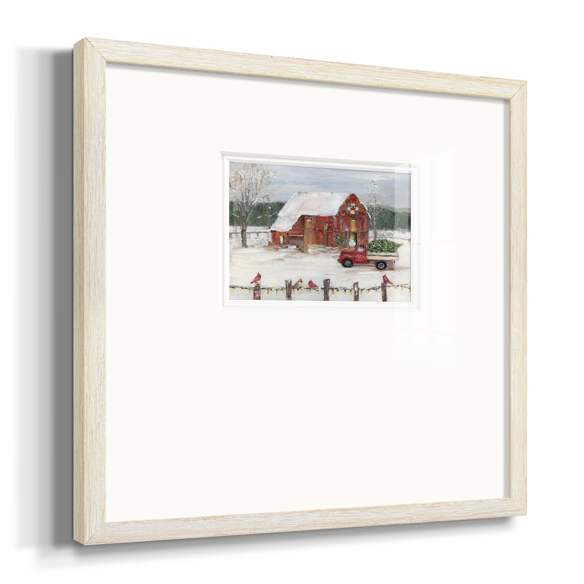 Christmas FarmyardPremium Framed Print