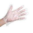 thumbnail image 2 of 200PCS / 100 pares de guantes de alimentos PE guantes desechables Eccomum 200 piezas, 2 of 7