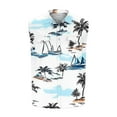 thumbnail image 6 of cllios Mens Hawaiian Shirts Sleeveless Casual Button Down Tank Tops Summer Tropical Palm Tree Printed Lapel Shirts with Pockets, 6 of 6