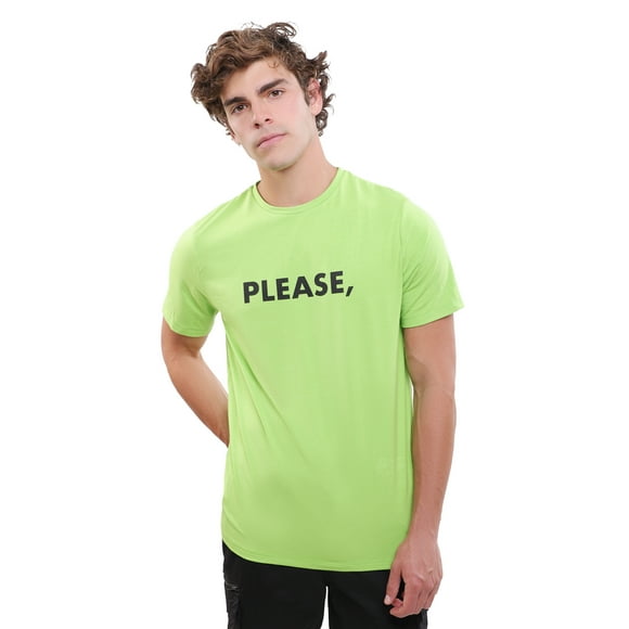 FACEBUG Hombre Playera Manga Corta Facebug Juvenil