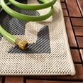 thumbnail image 3 of Safavieh Courtyard Polypropylene Medium Rectangle Rug CY6913-246-5 in Anthracite and Beige, 3 of 3