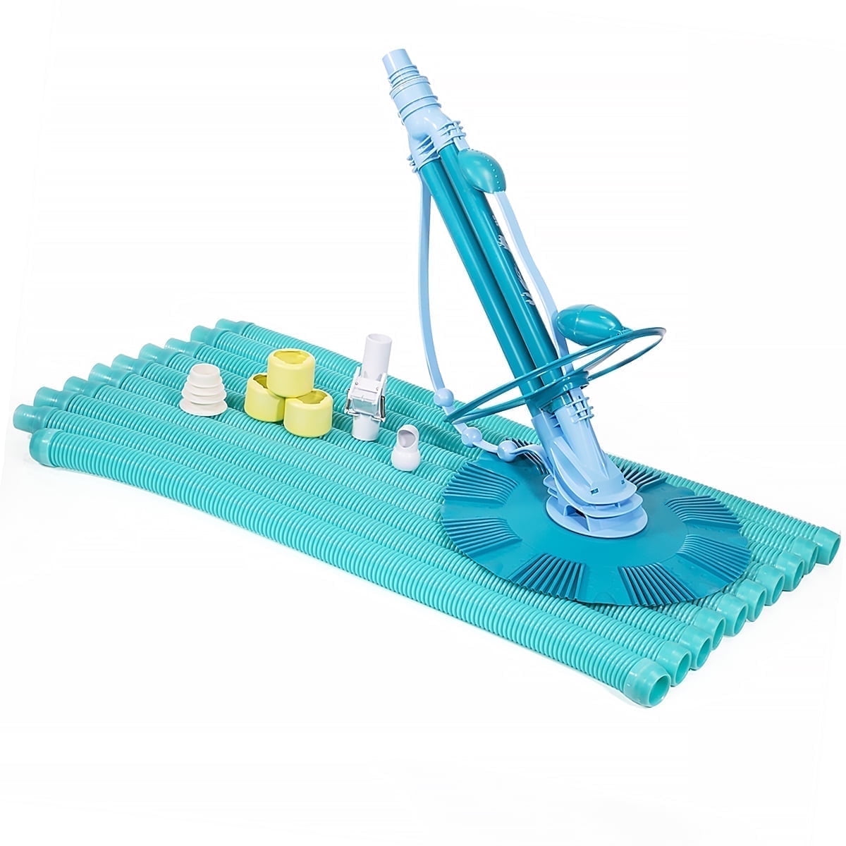 XtremepowerUS Automatic Suction Side Pool Cleaner, Creepy Crawler Pool Vacuum with Hose Set