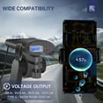 thumbnail image 3 of 3.0 Motorcycle Phone Charger Dual USB A/C Quick Charge 3.0 Motorcycle USB Charger Intelligent Power Outage Waterproof Motorcycle Accessories for Phone, Tablet, GPS with Rearview, 3 of 7