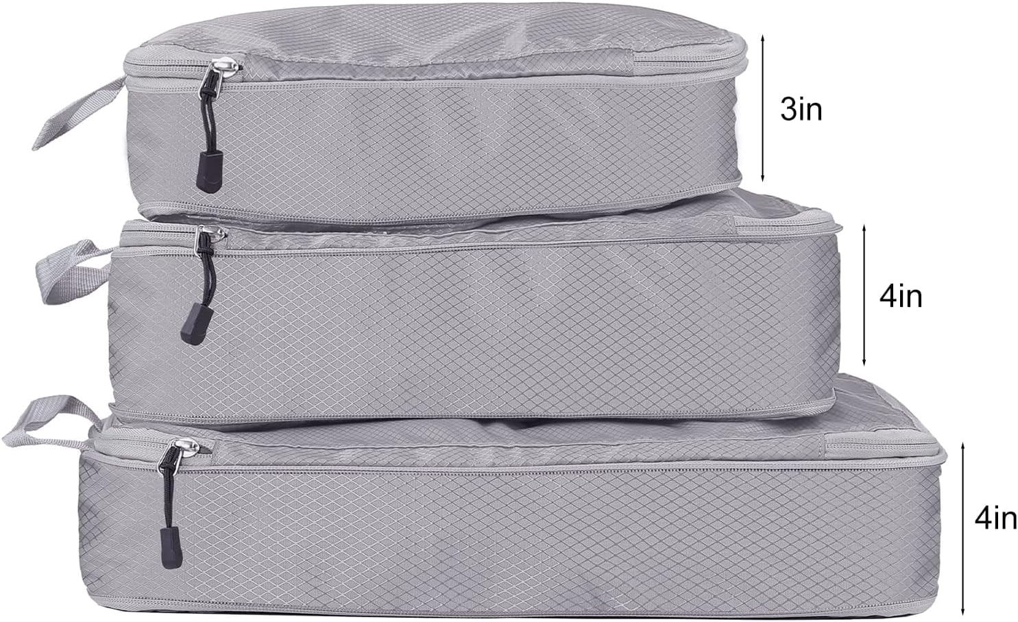 XiHAMA Compression Packing Cube Set for Carrying on Luggage Travel Packing Organizers with Laundry Bag for Backpack