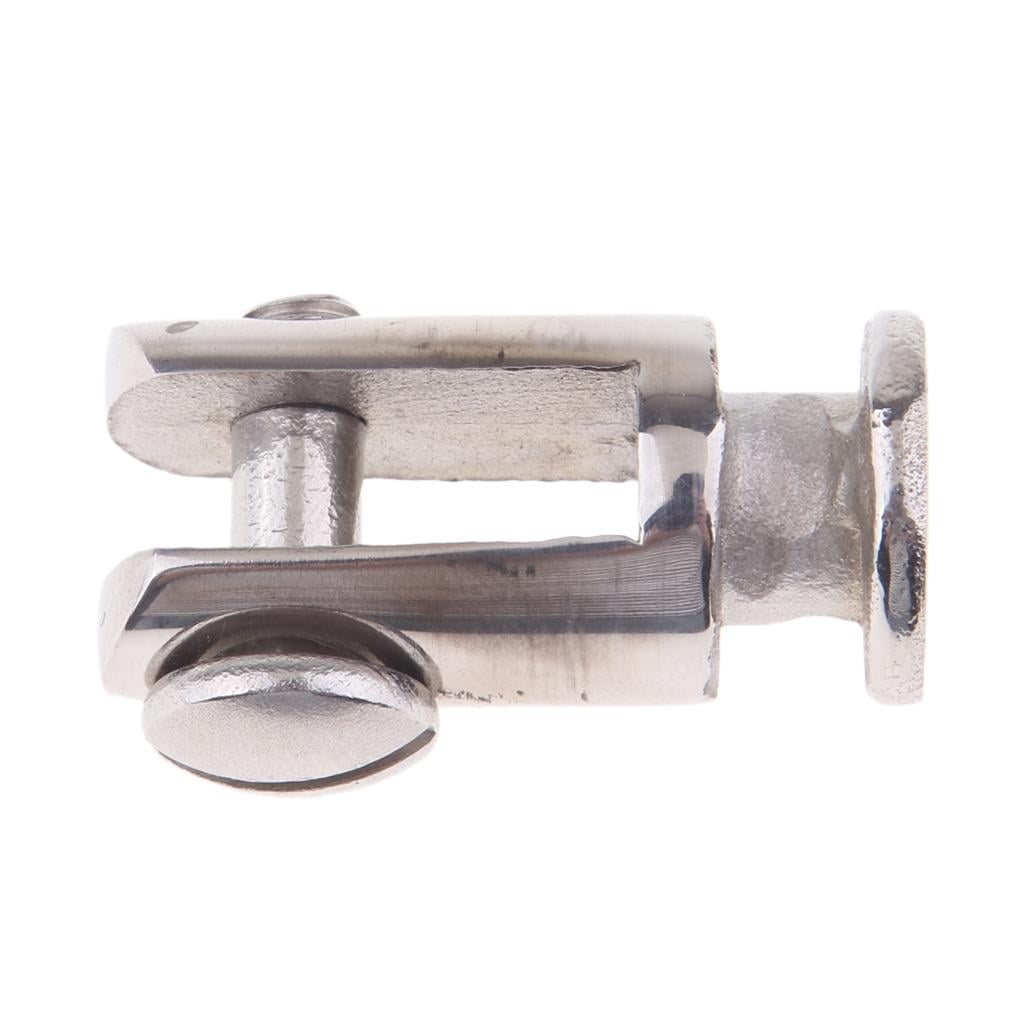 Zxpjkyu 2 Pack Bimini Top Deck Hinge Mount Quick Release Post with Removable Pin Screw,