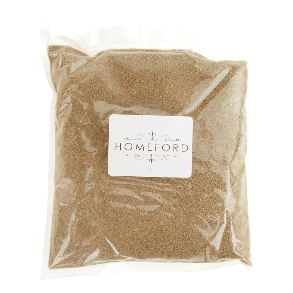 fine colored art sand vase filler, 1pound bag, dullgold