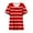 #1-Red, variant on Patlollav Womens Tops Plus Size Short Sleeve V-Neck Shirts