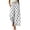 White, variant on ZToonmas Polka Dot Wide Leg Pants for Women Lace Hem Drawstring Elastic Waist Y2K Casual Pants with Pockets