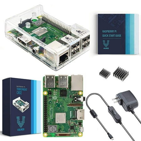 Vilros Raspberry Pi 3 Model B+ (Plus) Basic Starter (Best Raspberry Pi 3 Kit 2019)
