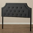 thumbnail image 2 of Bowery Hill Contemporary Fabric Tufted Full Headboard in Dark Gray, 2 of 5