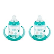 NUK Learner Cup, 5 oz Soft Spout Sippy Cup, 2 Pack, 6+ Months, Boy, Girl